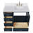 42.25'' Single Bathroom Vanity with Carrara Quartz Top-94668838