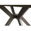 Table en aluminium coulé