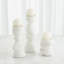 Pradier Candle Holder-White-Lg
