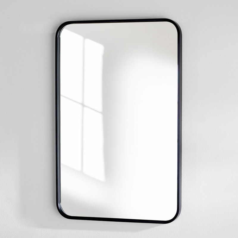 RE/FINE™ Sabine Metal Rounded Rectangle Wall Mirror & Reviews | Wayfair