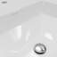 Lavabo de salle de bain rectangulaire courbé en porcelaine vitrifiée de 23 po Karran Valera