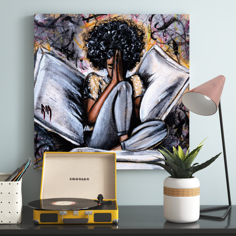 «All I Have ...» par l'artiste Ria - reproduction, Toile tendue, H 48 po x l 48 po, Pas de tapis
