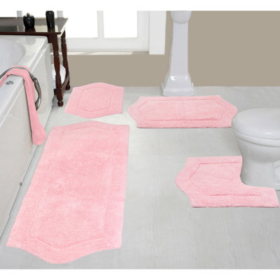 Morissette 4 Piece Bath Rug Set