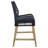 Hollysr Woven Rope Counter Chair with Cushion Navy-1366148672