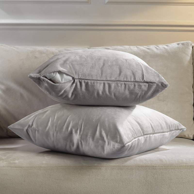 Matte Velvet Pillow Cover, 26" x 26", 16 Thistle