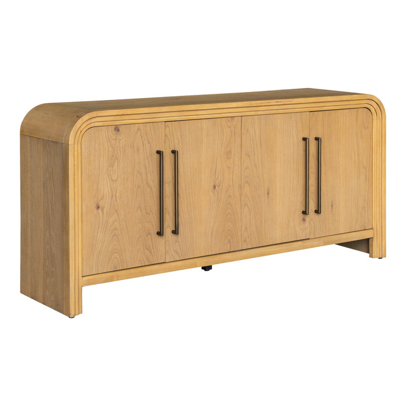 Brinley 72" Solid Wood Four-Door Cabinet