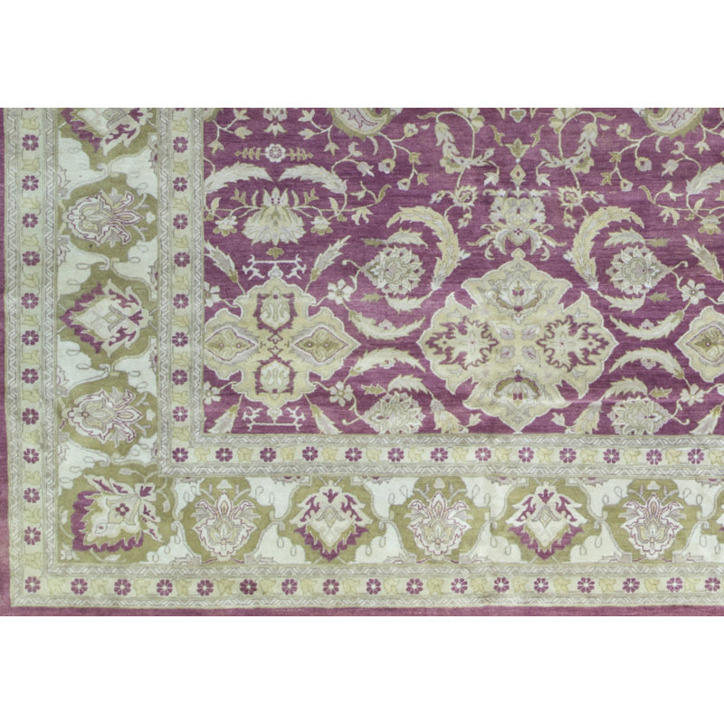Hand-Knotted High-Quality Rose Area Rug