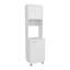 Garde-manger blanc avec rangement ouvert et 2 portes