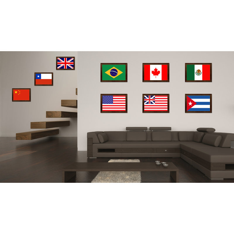 Impression sur toile grand drapeau militaire, 27 x 39