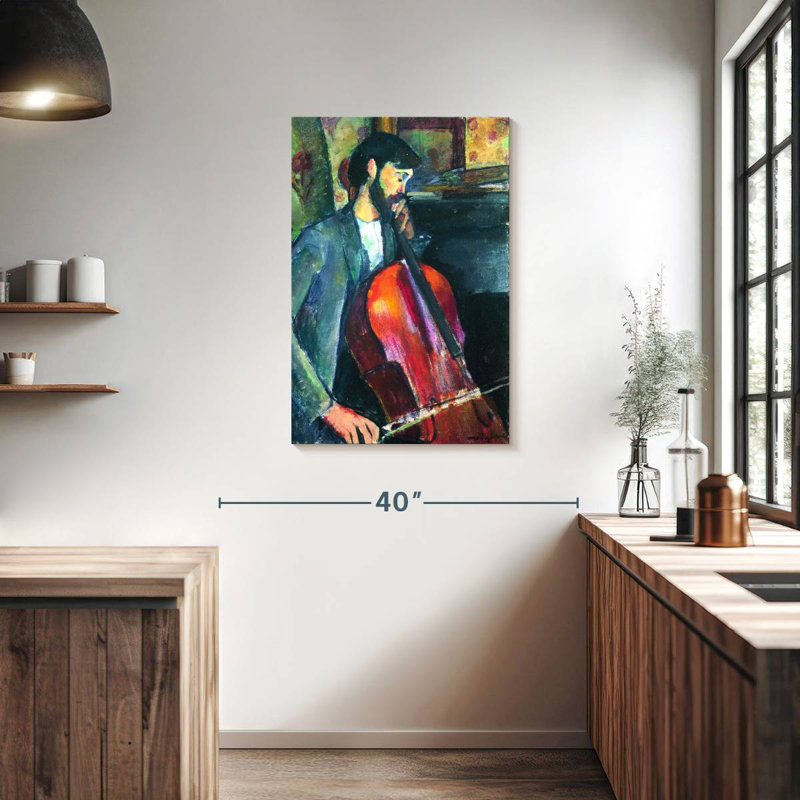 Leisha The Cellist, 36" H x 24" W