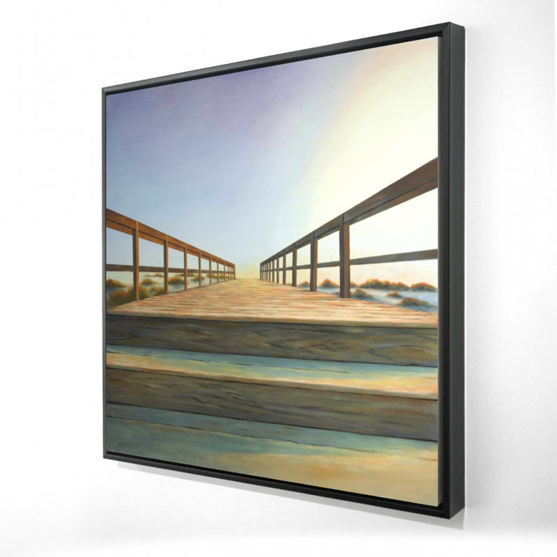 "Passerelle" sur toile, H 36 po x l 36 po