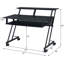 Music Recording Studio Desk with Metal Base-594650111