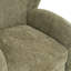 Fauteuils d'appoint multifonctionnels, fauteuil inclinable moderne compact en tissu olive