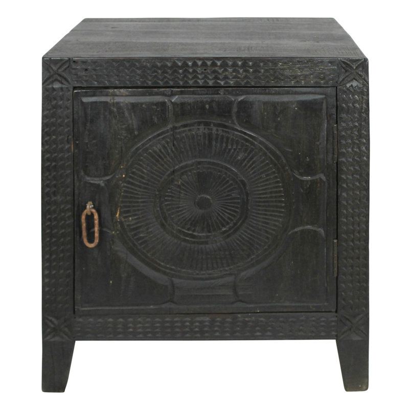Raman Wood Bedside Table