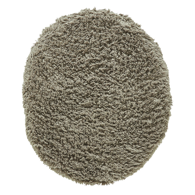 Housse de siège de toilette 100% coton Branston, lavable à la machine, certifié OEKO-TEX, couvercle de toilette allongé ultra doux et absorbant, motif à chevrons luxueux, 18 po x 20 po, beige