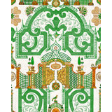 Chinese Garden Abstract Wallpaper Roll