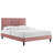 Modway Sofia Channel Tufted Performance Velvet Platform Bed-44353754-44353764