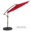 Parasol en porte-à-faux décalé en acier avec manivelle 120 po Haque-1821059788-1848393006