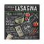Lasagna Recipe - Print on Canvas-1884800126-1884800116