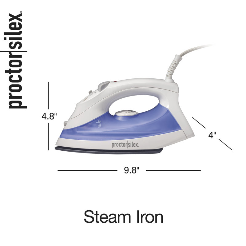 Hamilton Beach Steam Spray 1200 W Iron with Vertical Steam Technology, 5.44 H x 11 W x 4.3 D