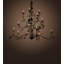 Lustre géométrique de style bougie 15 lumières Donterius