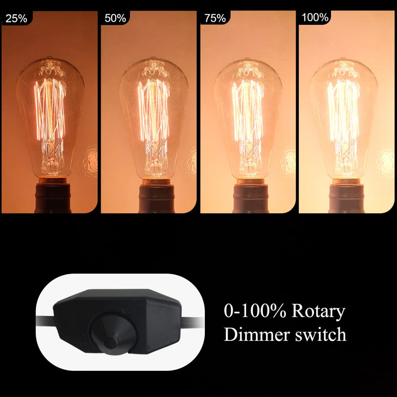 - Light Pendant, Black & White
