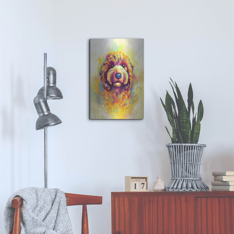 "Pop Art Goldendoodle" par Furbaby Affiliates, H 24 po x l 16 po