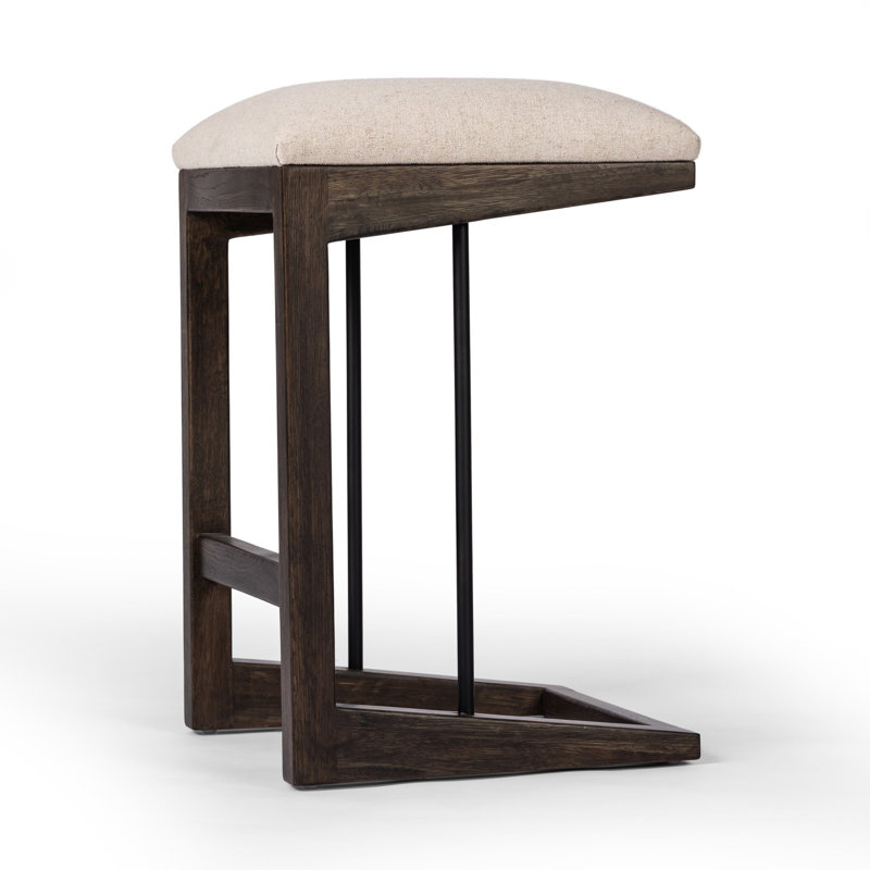 Finn Stool-Antwerp Natural, Counter Stool (27" Seat Height), Sienna Brown/Antwerp Natural