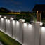 Solar Powered Integrated LED Deck Lights Outdoor Waterproof Step Light for Fence Patio Yard Pathway-63599636