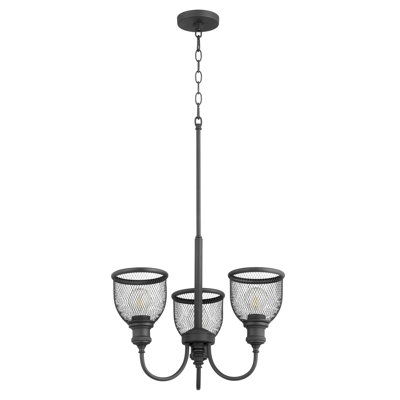 Lustre classique/traditionnel ombré 3 lumières Crowley