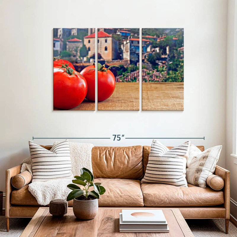 Yarlin Tuscan Tomatoes, 36" H x 57" W