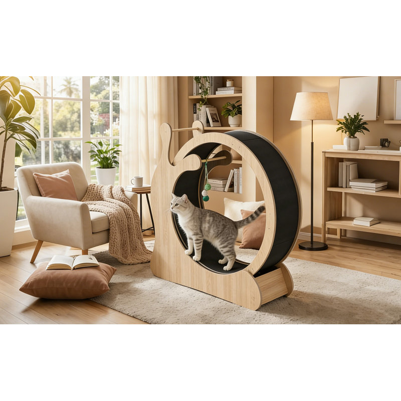Scratching Post, 103cm (W) x 36cm (D) x 105cm (H), Beige