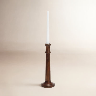 Zeppelin Solid Wood Tabletop Candlestick