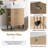 21.6" Wooden bathroom vanity
