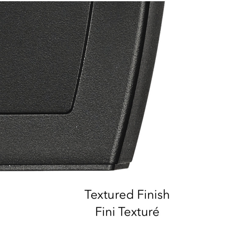 Black Medium Locking Wall Mount Plastic Mailbox