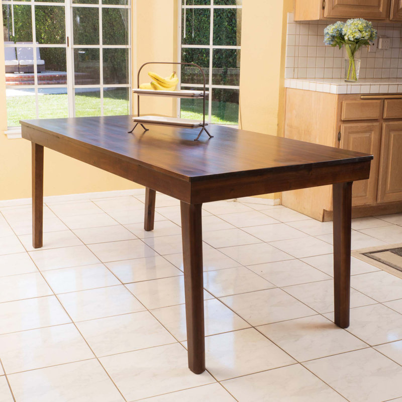 Table de salle à manger en bois massif Bruno Acacia