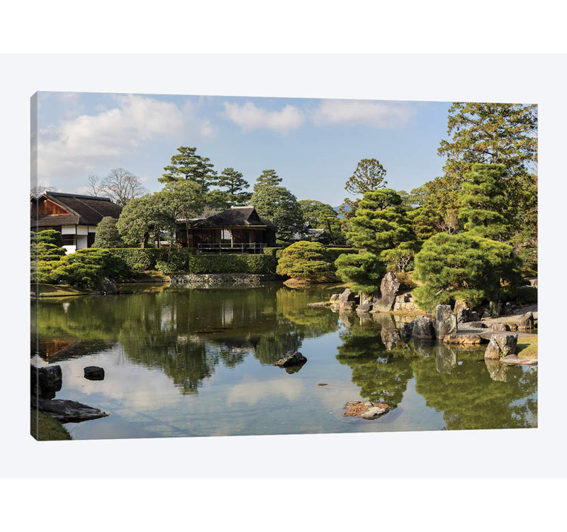 Reproduction de photo sur toile «Traditional Garden in Katsura Imperial Villa Kyoti Japon», H 18 po x l 26 po x P 1,5 po