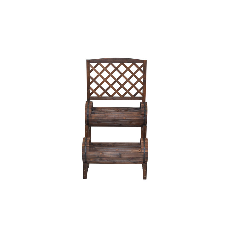 Tyra Wood Vertical Garden, Brown