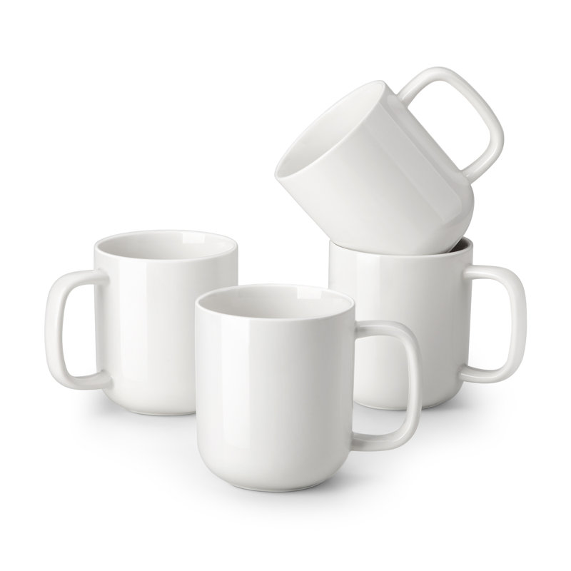 Ceramic Coffee Cup, Set of 4, 360ml