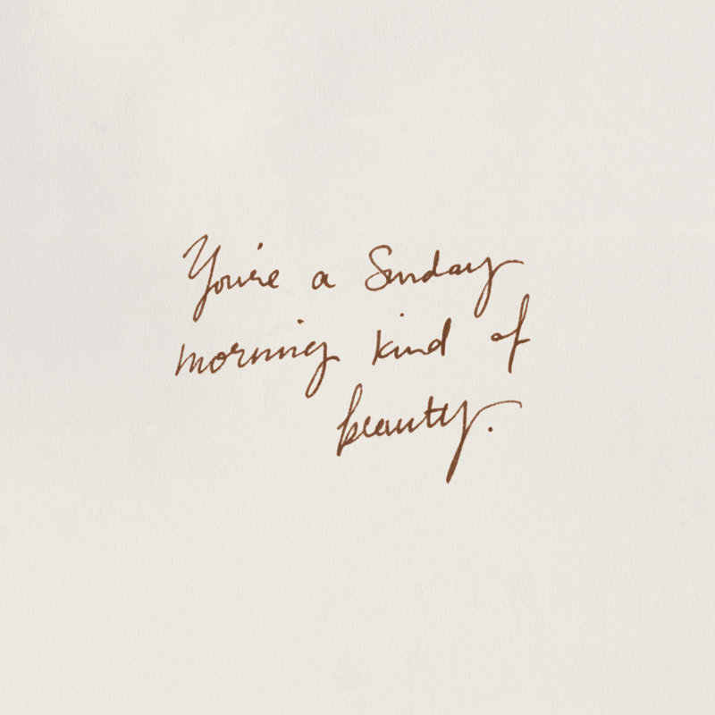 Scrawled Affirmations III by Emma Caroline - Wrapped Canvas Print, 30cm H x 30cm W