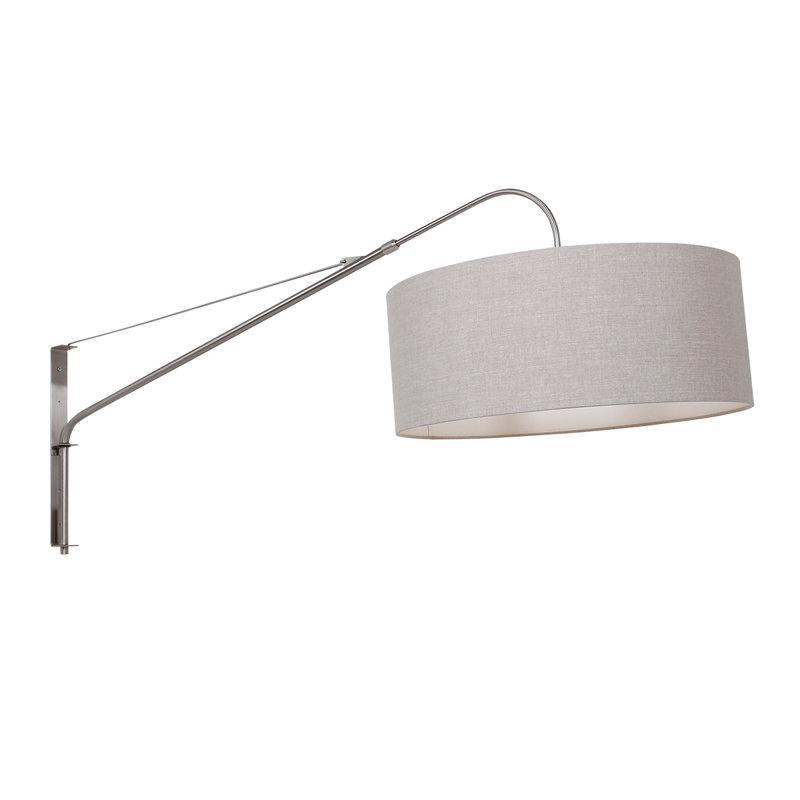Owings Swing Arm Sconce, Steel, Grey