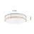 Montese 14-inch Double Ring CCT LED Flush Mount, 20w,1600 Lumen