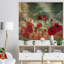 Wild Wild Poppy Flowers in Sky - Art mural floral en bois-1573377879-1581772033