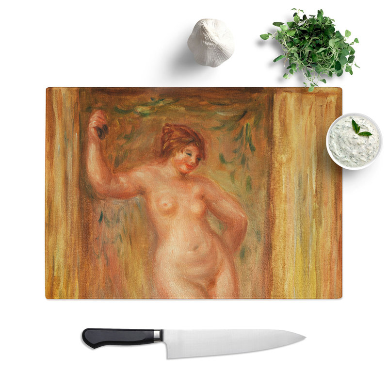 Nude with Castanets by Pierre-Auguste Renoir Chopping Board, 0.4cm H x 28.5cm W x 39cm L