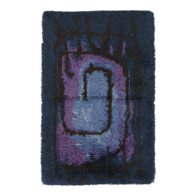 Vintage One-of-a-Kind 3'1X4'10 Hand Knotted Area Rug