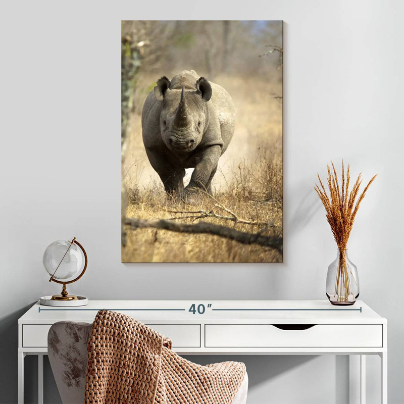Brampt Black Rhino, 30" H x 20" W