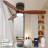 42" Solid Wood Smart Ceiling Fan With Lights