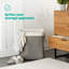 Laundry 1 Fabric Laundry Basket with Handles-1941951013