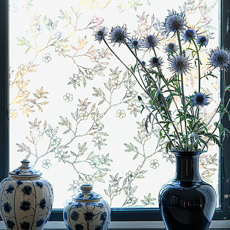 Adhésif décoratif chinois pour fenêtre et plantes chinoises