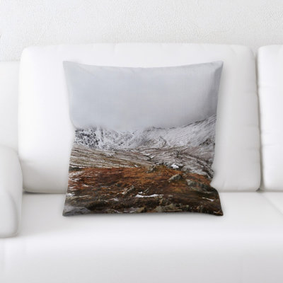 Microsuede Reversible Throw Pillow